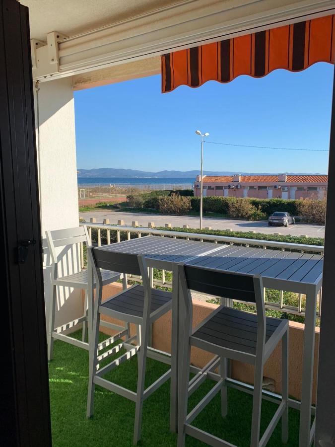 T2 Hyeres La Bergerie Vue Mer 50 M De La Plage Exteriör bild